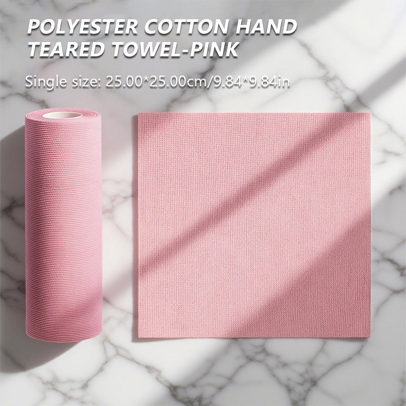 SEAMETAL Car Polyester Cotton Hand Torn Towel Dual Use Dry Wet Microfiber Thickening Water Uptake Durable Cleaning