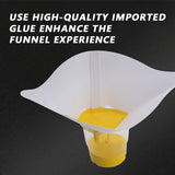 SEAMETAL 50/100Pcs Disposable Paint Funnel Filter Paper Car Paint Spray Mesh Paper Filter Funnel Strainer Conical Straining Tool