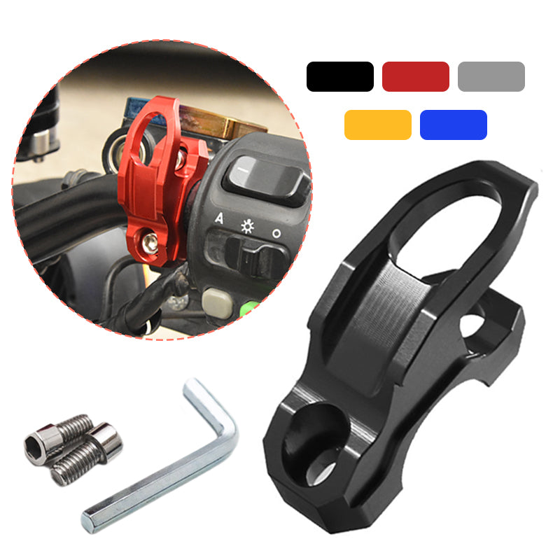 SEAMETAL Motorcycle Helmet Hook Universal Aluminium Alloy Luggage Bag Hanger Modified Helmet Holder Clamp Bracket Accessories