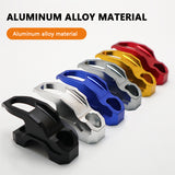 SEAMETAL Motorcycle Helmet Hook Universal Aluminium Alloy Luggage Bag Hanger Modified Helmet Holder Clamp Bracket Accessories
