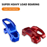 SEAMETAL Motorcycle Helmet Hook Universal Aluminium Alloy Luggage Bag Hanger Modified Helmet Holder Clamp Bracket Accessories