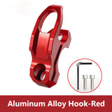SEAMETAL Motorcycle Helmet Hook Universal Aluminium Alloy Luggage Bag Hanger Modified Helmet Holder Clamp Bracket Accessories