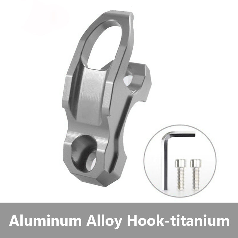 SEAMETAL Motorcycle Helmet Hook Universal Aluminium Alloy Luggage Bag Hanger Modified Helmet Holder Clamp Bracket Accessories