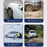 SEAMETAL Car Tire Emergency Anti-skid Board Recovery Tracks Traction Mat Board Snow Chain Shovel Ramps Pad Off Road Accessories