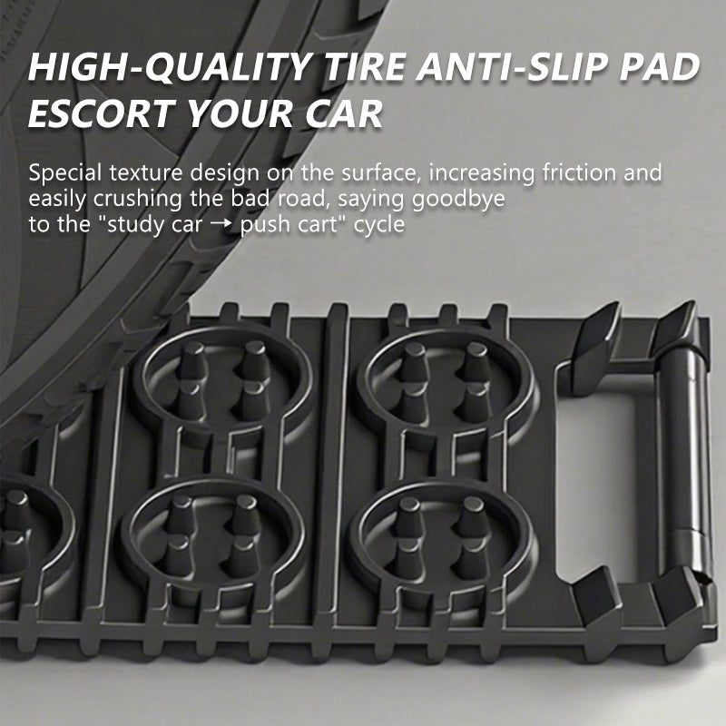 SEAMETAL Car Tire Emergency Anti-skid Board Recovery Tracks Traction Mat Board Snow Chain Shovel Ramps Pad Off Road Accessories
