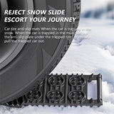SEAMETAL Car Tire Emergency Anti-skid Board Recovery Tracks Traction Mat Board Snow Chain Shovel Ramps Pad Off Road Accessories