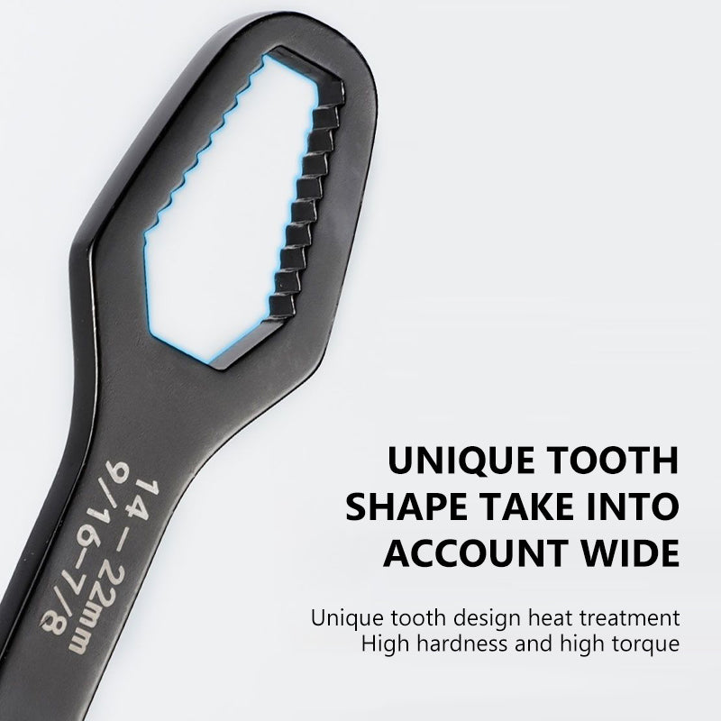 SEAMETAL Universal Torx Wrench Self-tightening Adjustable Glasses Wrench Board Double-head Torx Spanner Hand Tools For Factory