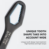 SEAMETAL Universal Torx Wrench Self-tightening Adjustable Glasses Wrench Board Double-head Torx Spanner Hand Tools For Factory