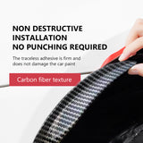 SEAMETAL 4Pcs/Set Car Wheel Eyebrow Arch Trim Side Fender Flare Strip Universal Curved Anti-Scratch Wheels Lip Strip Car Sticker