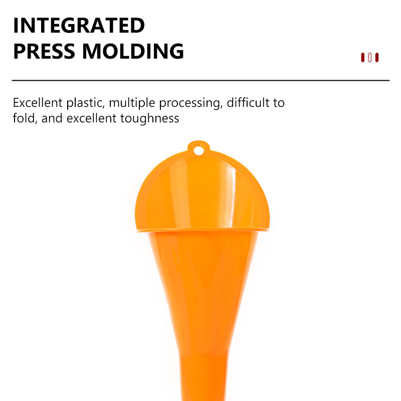 SEAMETAL Refueling Funnel Free Hand Long Mouth Gasoline Engine Oil Fuel Filter Car Motorcycle Special Plastic Funnel