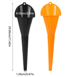 SEAMETAL Refueling Funnel Free Hand Long Mouth Gasoline Engine Oil Fuel Filter Car Motorcycle Special Plastic Funnel