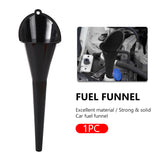 SEAMETAL Refueling Funnel Free Hand Long Mouth Gasoline Engine Oil Fuel Filter Car Motorcycle Special Plastic Funnel