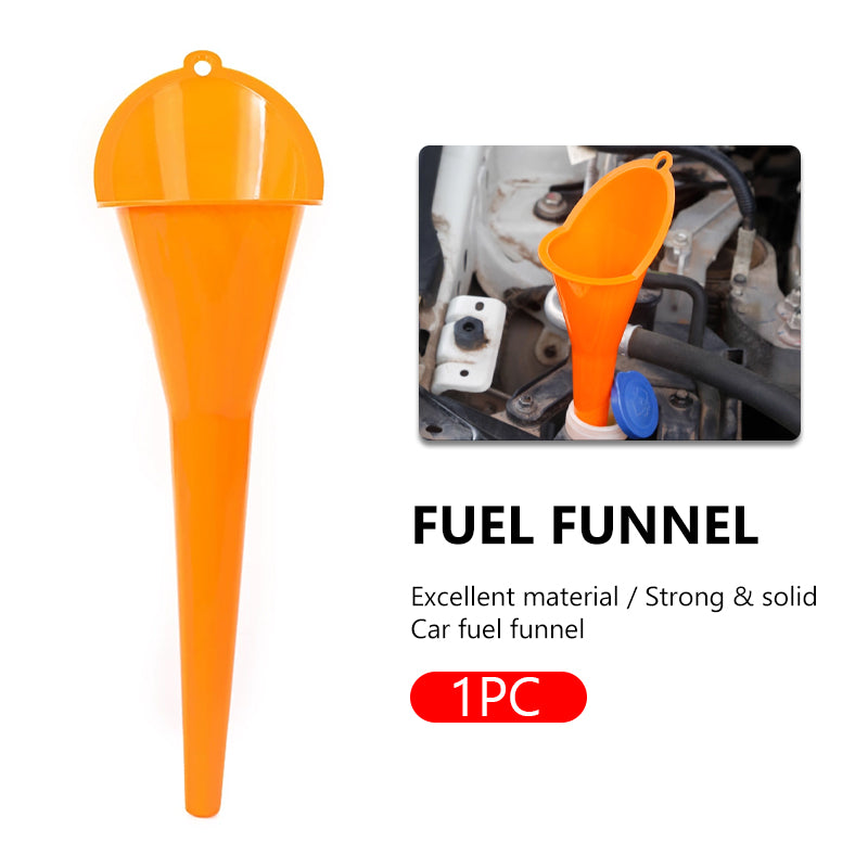 SEAMETAL Refueling Funnel Free Hand Long Mouth Gasoline Engine Oil Fuel Filter Car Motorcycle Special Plastic Funnel