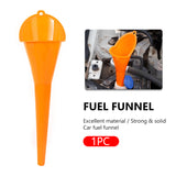SEAMETAL Refueling Funnel Free Hand Long Mouth Gasoline Engine Oil Fuel Filter Car Motorcycle Special Plastic Funnel