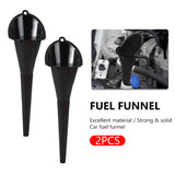 SEAMETAL Refueling Funnel Free Hand Long Mouth Gasoline Engine Oil Fuel Filter Car Motorcycle Special Plastic Funnel