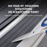 Car Rear Bumper Protector Guard - Anti-Scratch Rubber Cover Strip for Most Cars and SUVs