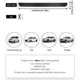 Car Rear Bumper Protector Guard - Anti-Scratch Rubber Cover Strip for Most Cars and SUVs