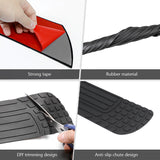 Car Rear Bumper Protector Guard - Anti-Scratch Rubber Cover Strip for Most Cars and SUVs