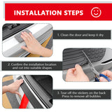 Car Rear Bumper Protector Guard - Anti-Scratch Rubber Cover Strip for Most Cars and SUVs