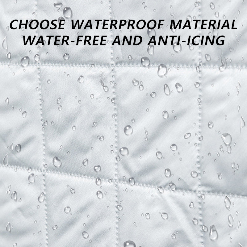 SEAMETAL Car Winter Windshield Snow Cover Thicken UV Reflective Sun Shade Waterproof Frost Protection Universal For SUV/Sedan