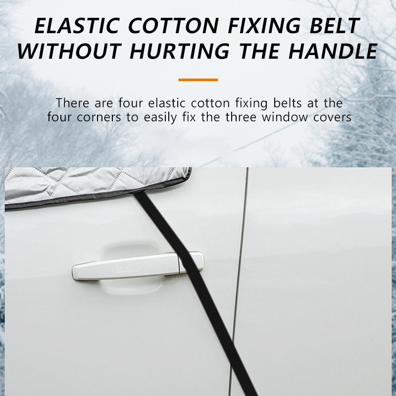 SEAMETAL Car Winter Windshield Snow Cover Thicken UV Reflective Sun Shade Waterproof Frost Protection Universal For SUV/Sedan
