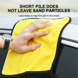 SEAMETAL Ultra-Absorbent Dual-Layer Microfiber Car Wash Towel,Soft & Scratch-Free Cleaning Cloth for Vehicle Exterior