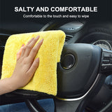 SEAMETAL Ultra-Absorbent Dual-Layer Microfiber Car Wash Towel,Soft & Scratch-Free Cleaning Cloth for Vehicle Exterior
