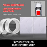 SEAMETAL Sunroof Sealing Strips Waterproof Stickers Car Glass Adhesive Strips Panoramic Sunroof Roof Leak Prevention Strips