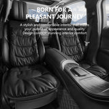 SEAMETAL Car Seat Cover Nappa Leather Car Seat Cushion Protector Winter Warm Seat Mat Soft Breathable Seat Cover Pad Accessories