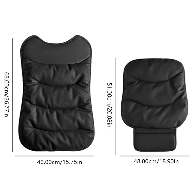 SEAMETAL Car Seat Cover Nappa Leather Car Seat Cushion Protector Winter Warm Seat Mat Soft Breathable Seat Cover Pad Accessories