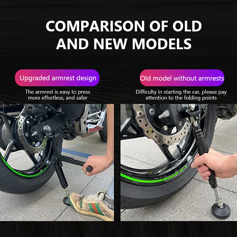 SEAMETAL Motorcycle Maintenance Crane Foldable Heavy Lift Stand Stable Cranes Frame Portable Support Bracket Parking Frame Universal Tools