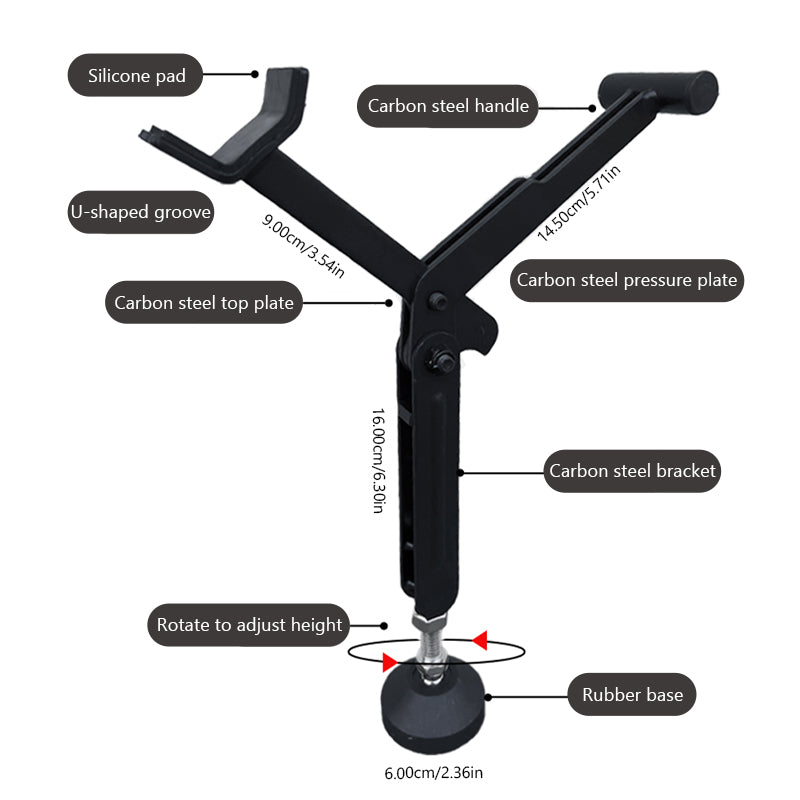 SEAMETAL Motorcycle Maintenance Crane Foldable Heavy Lift Stand Stable Cranes Frame Portable Support Bracket Parking Frame Universal Tools