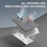 SEAMETAL Ergonomic Memory Foam Car Neck Pillow - Down-Surface Material, Slow Rebound, Medium Firmness