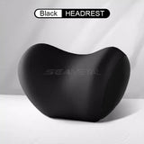 SEAMETAL Ergonomic Memory Foam Car Neck Pillow - Down-Surface Material, Slow Rebound, Medium Firmness