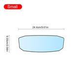 SEAMETAL Car Rearview Mirror 30CM Wide Angle Vision Snap On Rear View Mirror Universal Stable HD Glass
