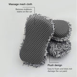 Microfiber Car Wash Sponge - Non-Scratch Wash Mitt Microfibers for Cleaner Cars, Great for Everyday Cleaning
