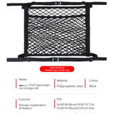 SEAMETAL Car Mesh Organizer, Seat Back Net Bag, Barrier of Backseat Pet Kids, Cargo Tissue Purse Holder, Driver Storage Netting Pouch