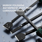 SEAMETAL Car Gasket Scraper Rust, Residue And Buildup Cleaning Blade Car Cylinder Scraper Cleaning Tool Extended Reach Handle