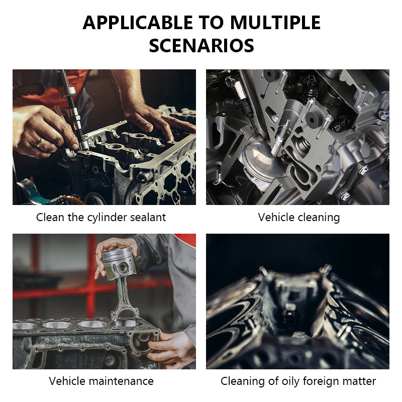 SEAMETAL Car Gasket Scraper Rust, Residue And Buildup Cleaning Blade Car Cylinder Scraper Cleaning Tool Extended Reach Handle