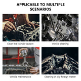 SEAMETAL Car Gasket Scraper Rust, Residue And Buildup Cleaning Blade Car Cylinder Scraper Cleaning Tool Extended Reach Handle