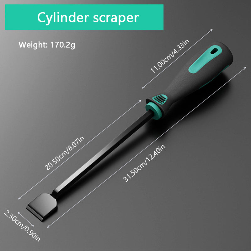 SEAMETAL Car Gasket Scraper Rust, Residue And Buildup Cleaning Blade Car Cylinder Scraper Cleaning Tool Extended Reach Handle
