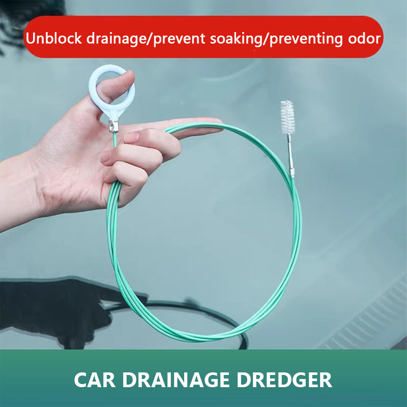 SEAMETAL 3m/5m Car Drain Dredge Cleaning Brush Auto Sunroof Drain Hole Clog Brush Long Hoses Cleaning Tool Drain Pipe Cleaner