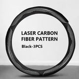 SEAMETAL Carbon Fiber Car Steering Wheel Cover Anti Slip Steering Wheel Protector Cover Durable Wear-resistant