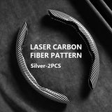 SEAMETAL Carbon Fiber Car Steering Wheel Cover Anti Slip Steering Wheel Protector Cover Durable Wear-resistant