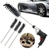 SEAMETAL Car Valve Carbon Cleaning Tool Engine Intake Cleaning Tool Brush Combustion Chamber Cylinder Inspection Auto Parts
