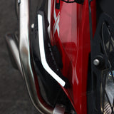 SEAMETAL 2Pcs Motorcycle Winglets Motorcycle Front Side Spoiler Aerodynamic Wing set Universal Fixed Wind Wing Decoration with LED Dynamic Light