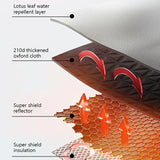 SEAMETAL Motorcycle Bike Cover Waterproof All Season Dustproof UV Protective Outdoor Indoor Scooter Wear-resistant Fabric Motorbike Cover