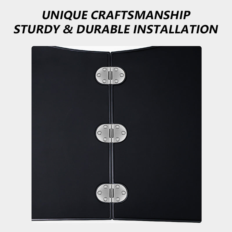 SEAMETAL Auto Eating Drinks Tray Holder Foldable Car Steering Wheel Laptop Tray Table High Stability Strong Universal