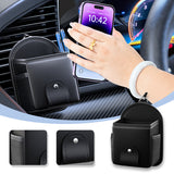 SEAMETAL Storage Box Car Airoutlet Hanging Bag Organizer Phone Holder Car Accessories PU leather Multi-functional Pocket