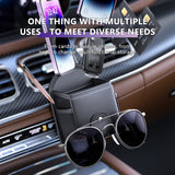 SEAMETAL Storage Box Car Airoutlet Hanging Bag Organizer Phone Holder Car Accessories PU leather Multi-functional Pocket